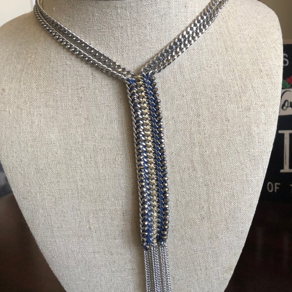 Stella and Dot Tessa Fringe Necklace